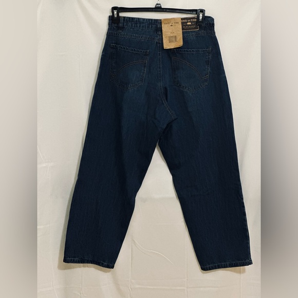 MENS RING OF FIRE… DROOPY DROP CROTCH WEST COAST JEANS - Picture 2 of 5